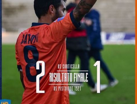 Corticella - Pistoiese 2-1. Videocommento di Gianni Zei